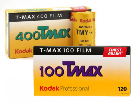 KODAK T-MAX 100 (formato 120): confezione da 5 pellicole. 
