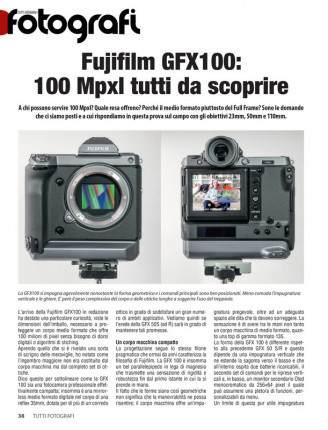 In prova Fujifilm GFX 100 medio formato. Articolo gratuito