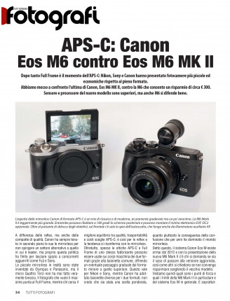 A confronto le due Canon Eos M6 e la prova dell’invarianza ISO. Articolo gratuito